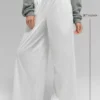Breezy Geniş Paça Pantolon (Normal) - Beyaz