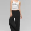 Breezy Geniş Paça Pantolon (Normal) - Siyah