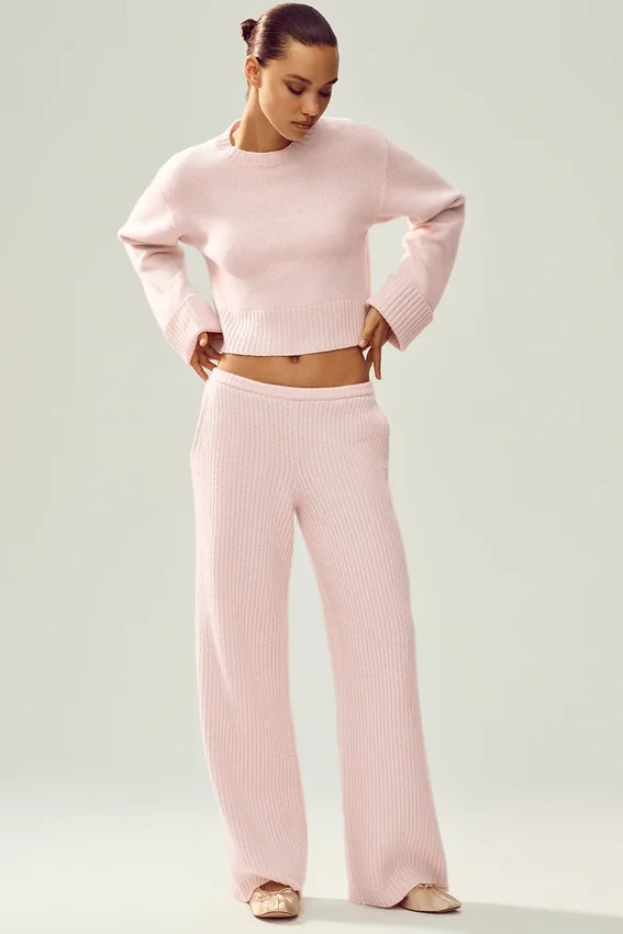 Cashmere Embrace Kazak - Buzlu Pembe