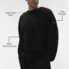 Chill Crew Neck Kazak - Siyah