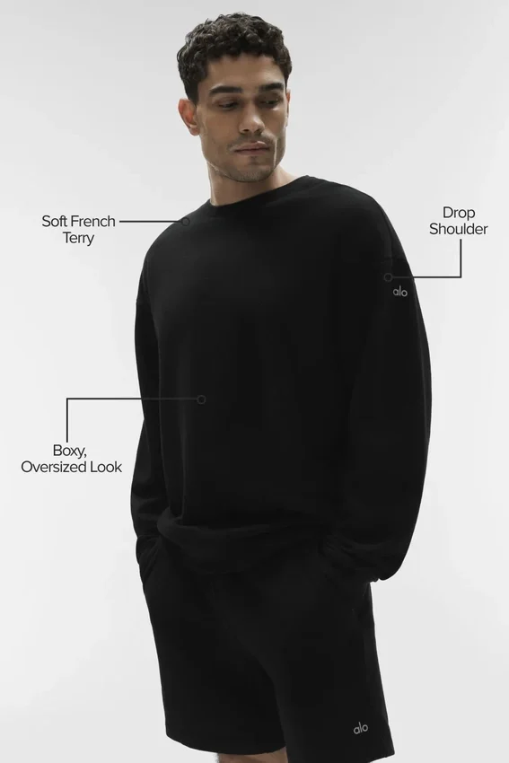 Chill Crew Neck Kazak - Siyah