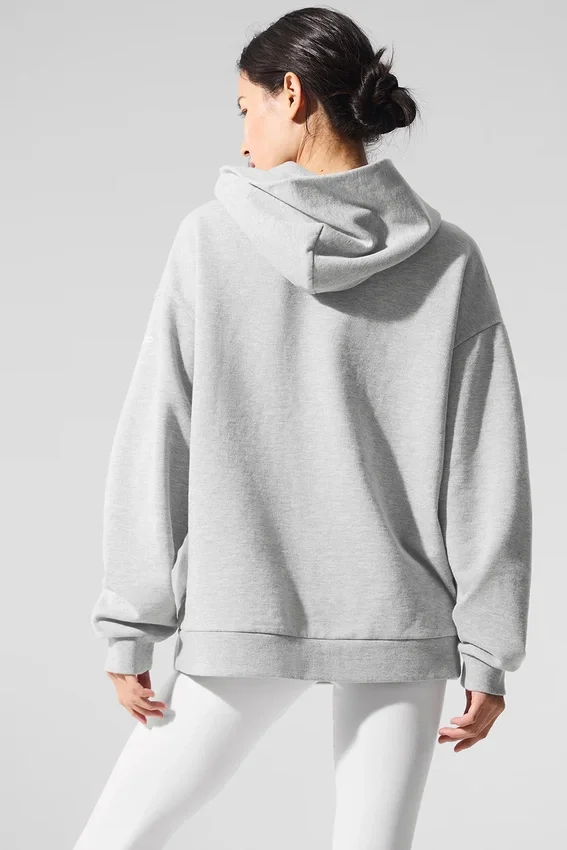 Chill Kapüşonlu Sweatshirt - Atletik Melanj Gri