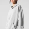 Chill Kapüşonlu Sweatshirt - Atletik Melanj Gri