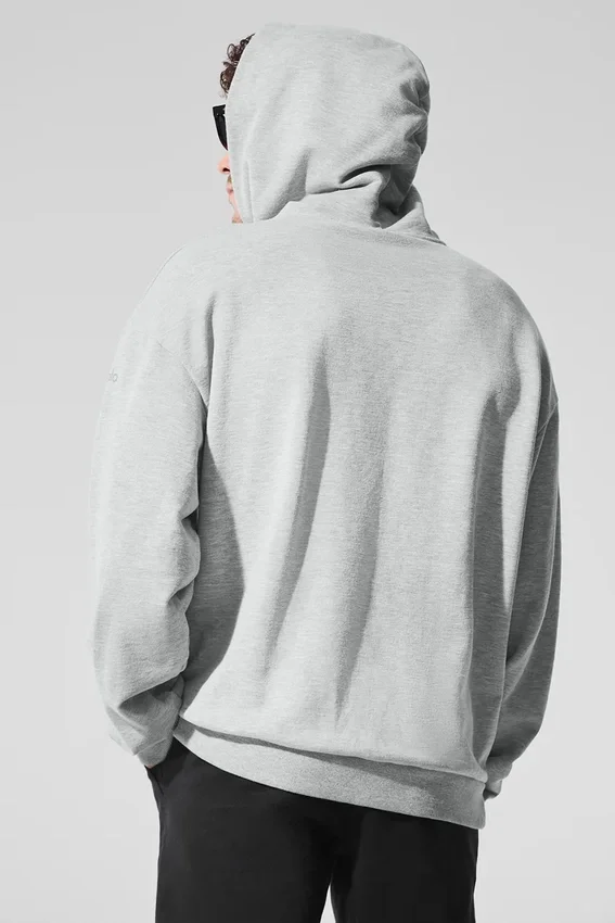Chill Kapüşonlu Sweatshirt - Atletik Melanj Gri