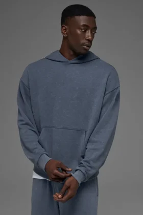 Chill Vintage Wash Kapüşonlu Sweatshirt - Bluestone Yıkama