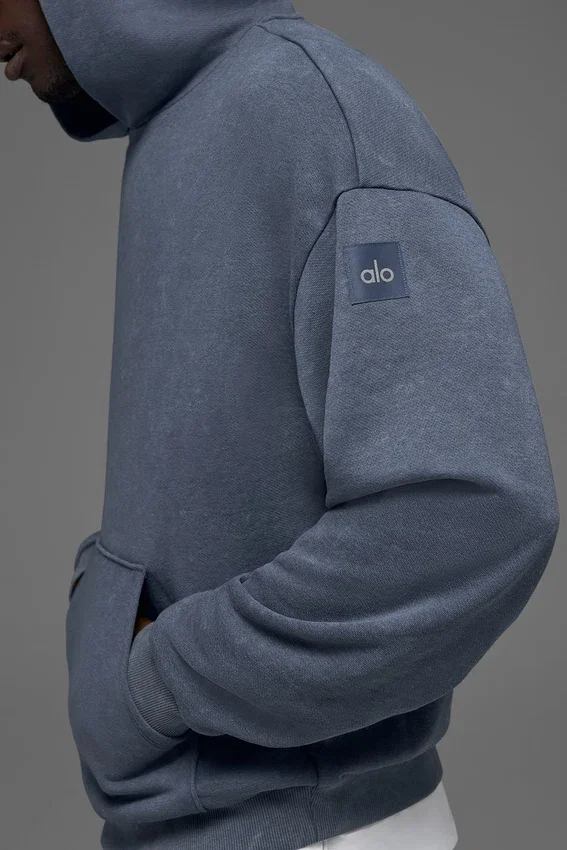 Chill Vintage Wash Kapüşonlu Sweatshirt - Bluestone Yıkama