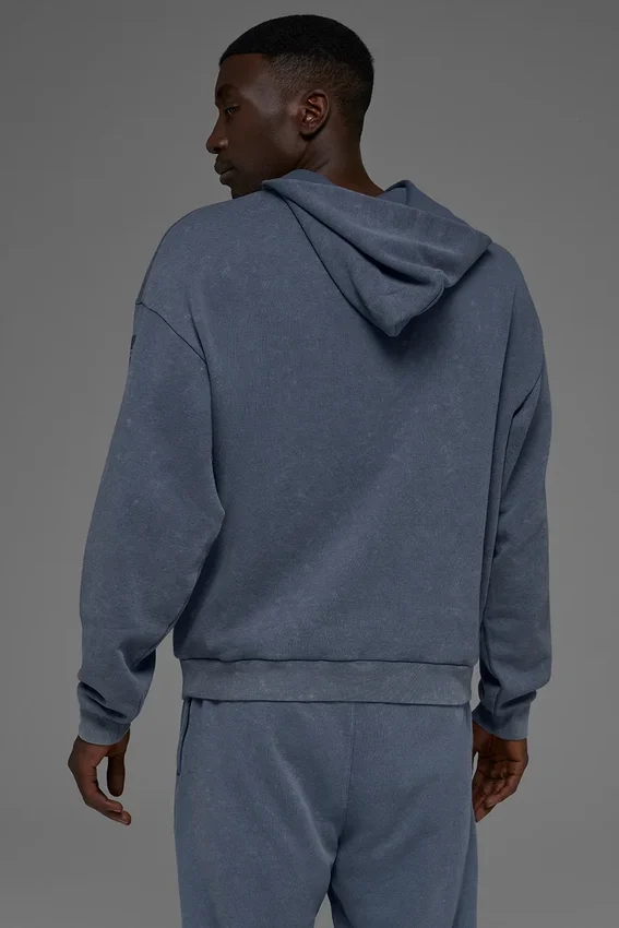 Chill Vintage Wash Kapüşonlu Sweatshirt - Bluestone Yıkama