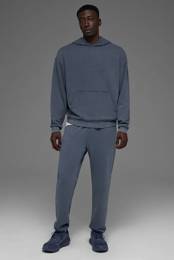 Chill Vintage Wash Kapüşonlu Sweatshirt - Bluestone Yıkama