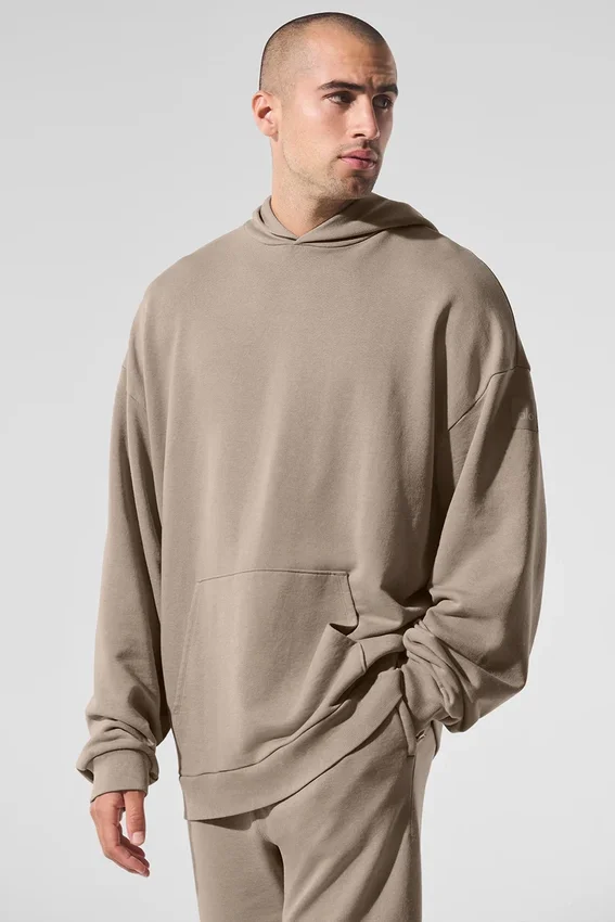 Chill Vintage Wash Kapüşonlu Sweatshirt - Gravel Wash