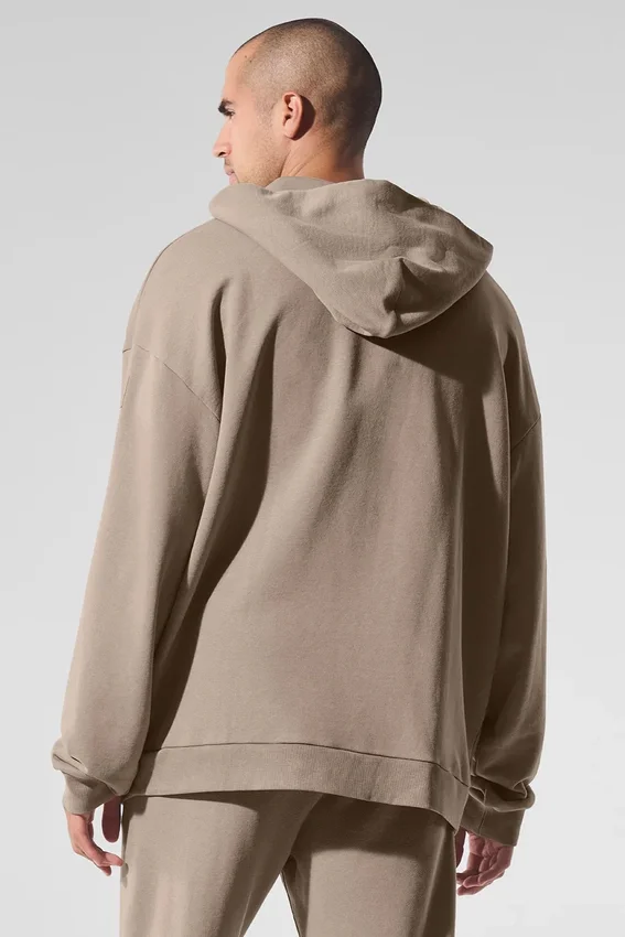 Chill Vintage Wash Kapüşonlu Sweatshirt - Gravel Wash
