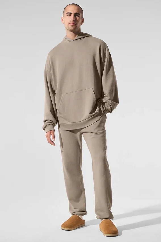 Chill Vintage Wash Kapüşonlu Sweatshirt - Gravel Wash