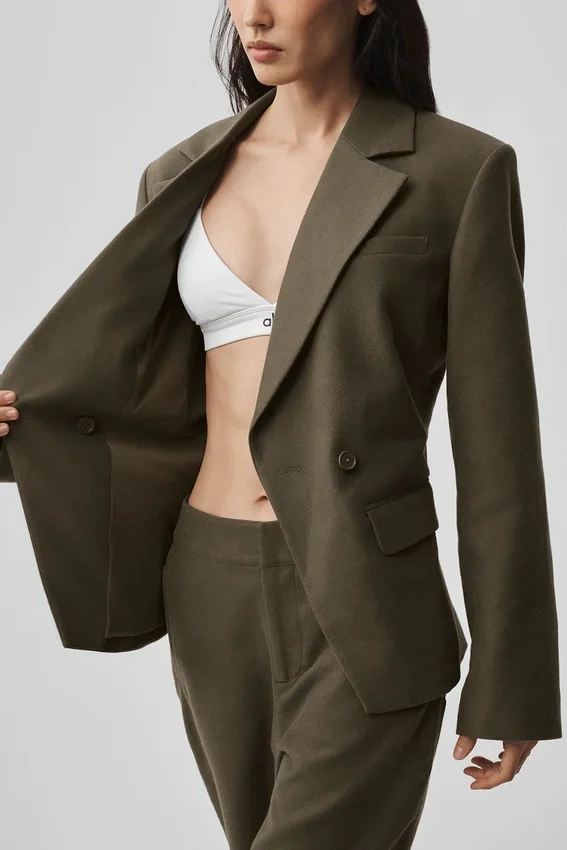 Cinch Blazer - Zeytin Ağacı