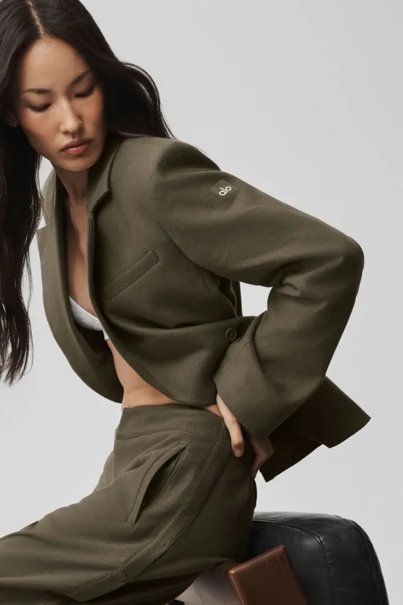 Cinch Blazer - Zeytin Ağacı