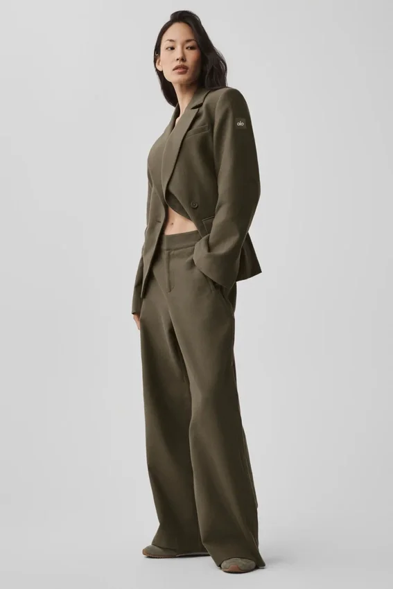 Cinch Blazer - Zeytin Ağacı