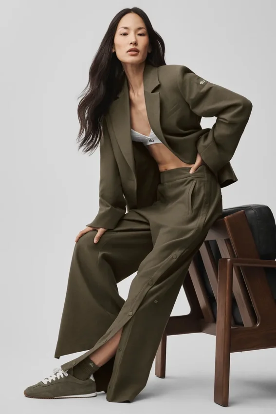 Cinch Blazer - Zeytin Ağacı