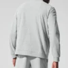 Conquer Max Mock Neck Full Zip - Atletik Heather Gri