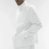 Conquer Max Mock Neck Full Zip - Beyaz