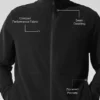 Conquer Max Mock Neck Full Zip - Siyah
