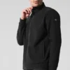 Conquer Max Mock Neck Full Zip - Siyah