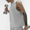Conquer Muscle Tank - Atletik Melanj Gri