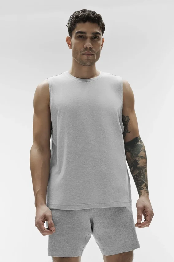 Conquer Muscle Tank - Atletik Melanj Gri