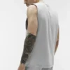 Conquer Muscle Tank - Atletik Melanj Gri