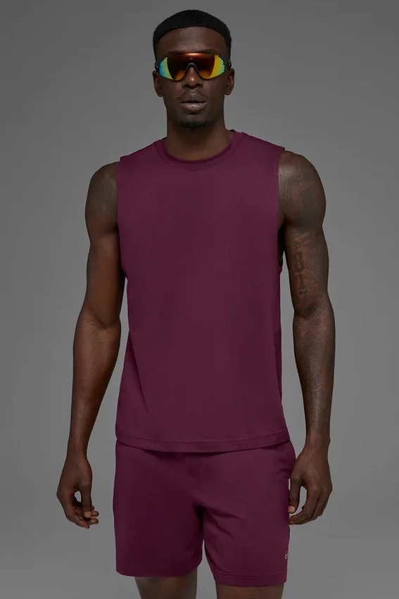 Conquer Muscle Tank - Bordo