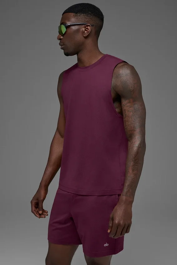 Conquer Muscle Tank - Bordo