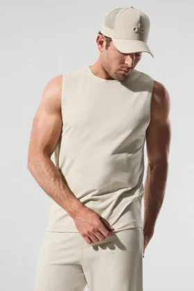 Conquer Muscle Tank - Kemik Rengi
