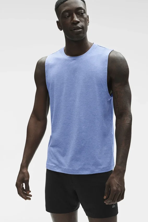Conquer Muscle Tank - Provence Mavi Melanj