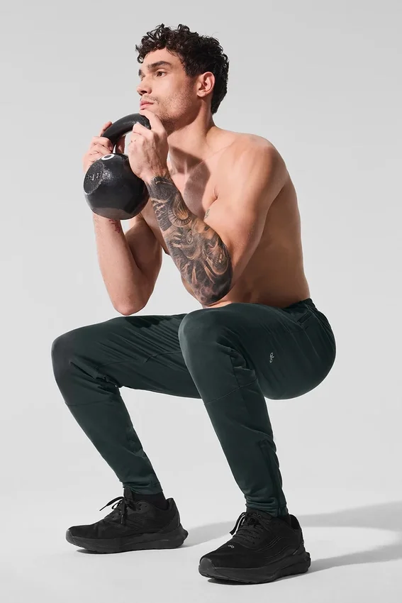 Conquer React Performans Pantolonu - Kömür Yeşili