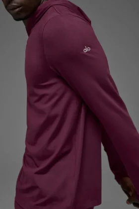 Conquer Reform Kapüşonlu Uzun Kollu – Burgundy