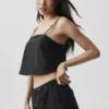 Cropped Connection Tank - Siyah