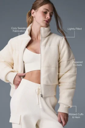 Darling Sweater Puffer – Fildişi