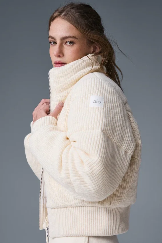 Darling Sweater Puffer - Fildişi