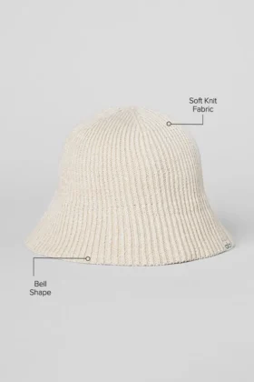 Denim Örgü Cloche – Fildişi/Yulaf Sütü