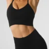 Dikişsiz Kışlık Sıcak Plush Delight Sütyen - Siyah