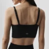 Dikişsiz Modal Nervürlü Delight Bralette - Siyah