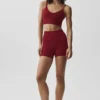 Dikişsiz Modal Nervürlü Delight Bralette - Yaz Romantizmi Kırmızısı