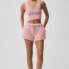 Dikişsiz Pointelle Atlet - Vintage Pembe
