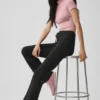 Dikişsiz Pointelle Yarım Yaka Şort - Vintage Pembe