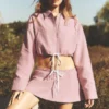 Düşük Bel, Hayranların Favorisi Mikro Etek - Vintage Pembe