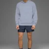 Dokulu Örme Kapüşonlu Sweatshirt - Winter Frost