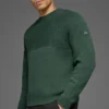 Domain Shift Rib Örgü Kazak - Clover Green
