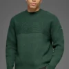 Domain Shift Rib Örgü Kazak - Clover Green