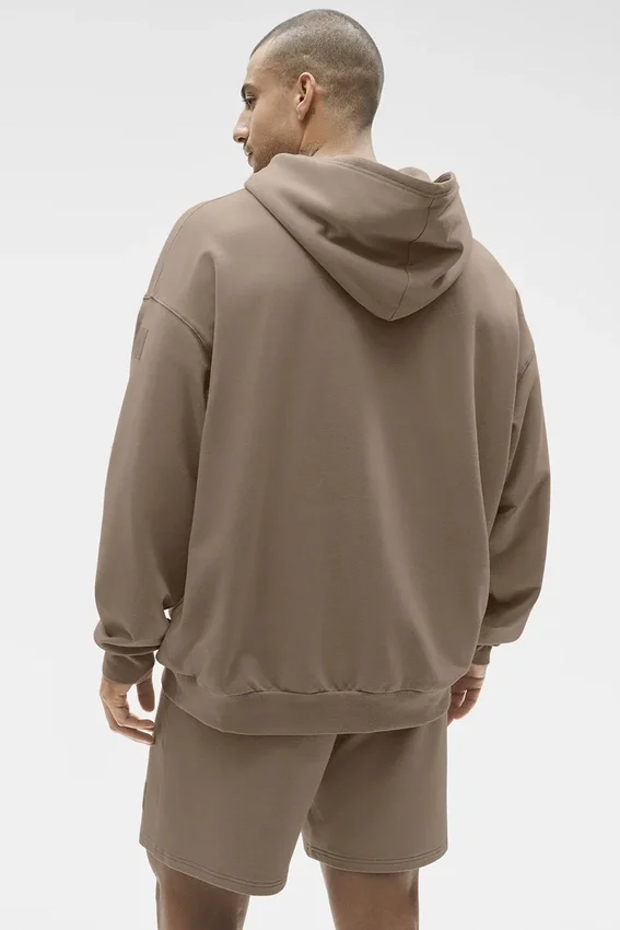 Double Take Kapüşonlu Sweatshirt - Çakıl