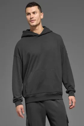 Double Take Kapüşonlu Sweatshirt - Antrasit