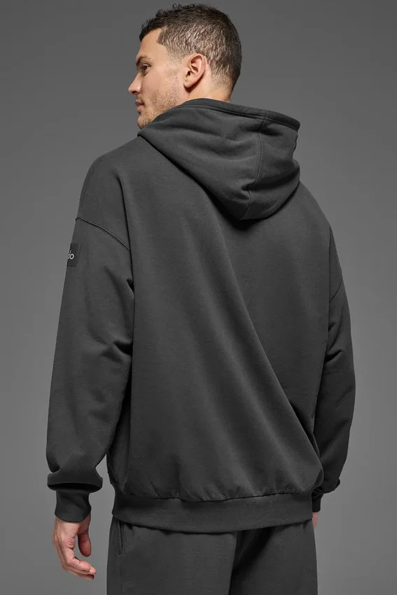 Double Take Kapüşonlu Sweatshirt - Antrasit