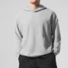 Double Take Kapüşonlu Sweatshirt - Atletik Heather Gri