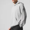 Double Take Kapüşonlu Sweatshirt - Atletik Heather Gri